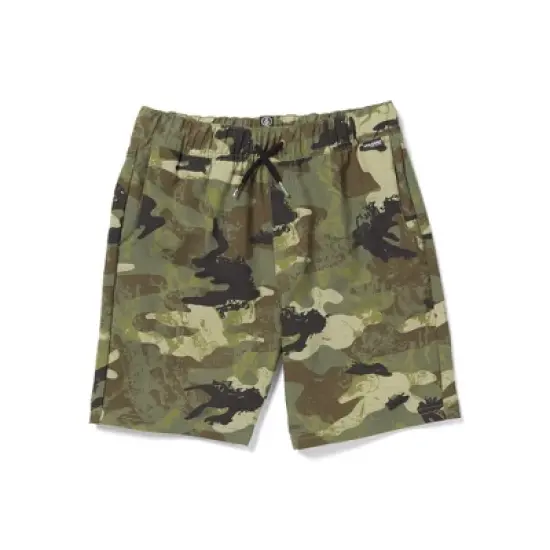 Volcom Boys Elastic Waist Printed Hybrid Shorts image {4}