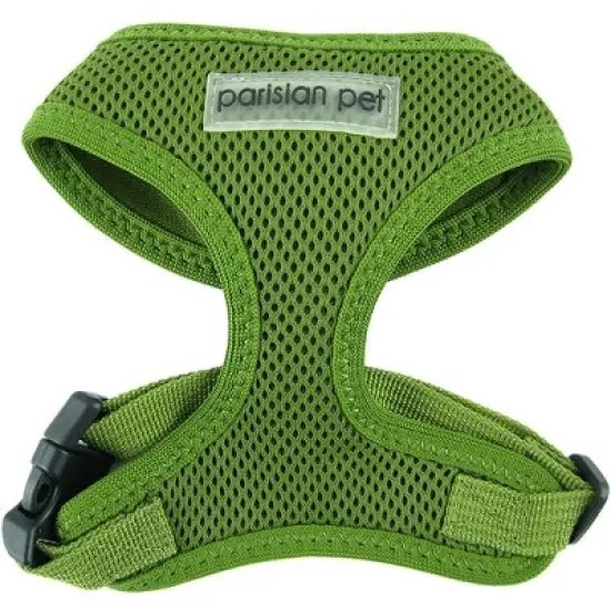 Parisian Pet 'Freedom Harness Green' for Dogs & Cats &ndash; Customizable Green Pet Harness, Soft and Durable Dog Harness for Walking image {3}