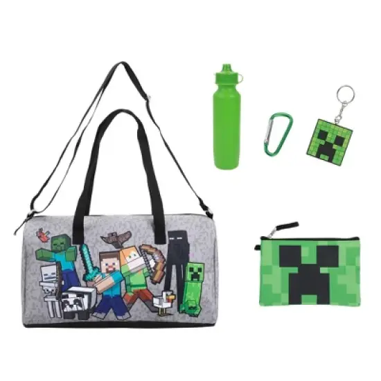 Minecraft Monster Battle 5-Piece Duffel Bag Set image {5}