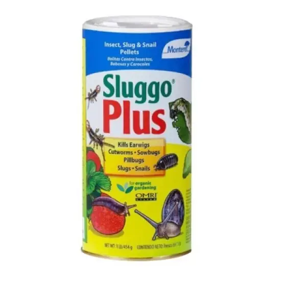 Monterey Sluggo Plus Insect Slug & Snail Killer Bait Organic Wildlife and Pet Safe Slug Killer image {2}