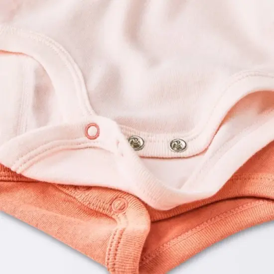 Baby Girls' 4pk Long Sleeve Bodysuit - Cloud Island&trade; Floral image {3}