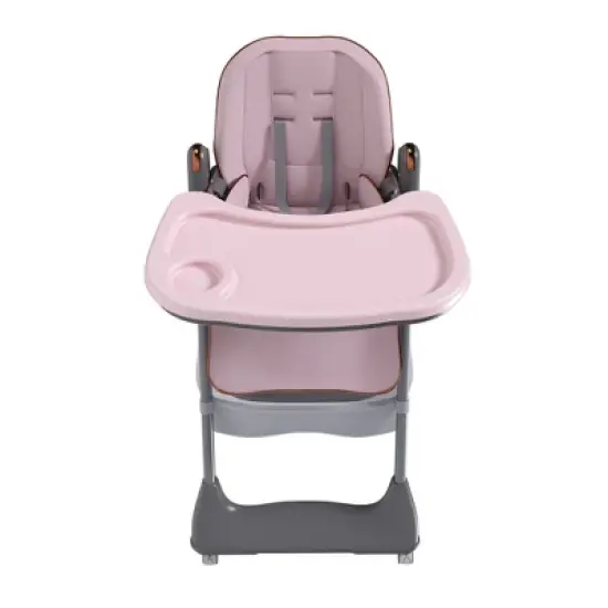 Angel Sar Adjustable Baby High Chair 0-6 Years, Portable Infant Feeding Seat with Safety Belt & Wheels for Home Use image {6}
