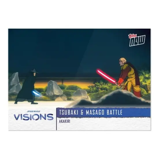 TOPPS NOW 2021 Star Wars Visions 5-Card Pack | Akakiri image {1}