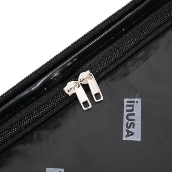 InUSA Drip Lightweight Hardside Medium Checked Spinner Suitcase - Sand image {15}