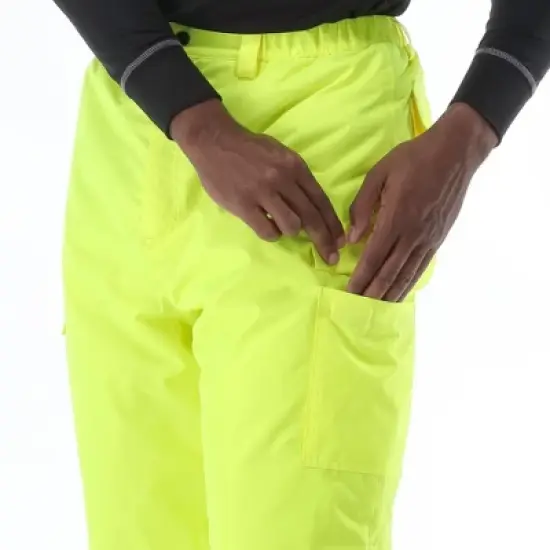 RefrigiWear Hi Vis Insulated Waterproof Comfort Stretch Work Pants image {4}