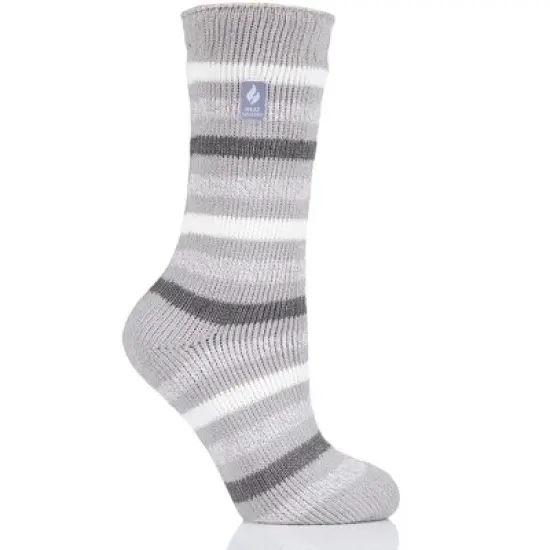 Women's Rosebud Multi Twist Stripe Crew Socks image {3}