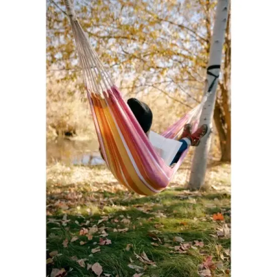Stansport Cotton Blend Traveler Hammock 78" x 31" Red image {6}