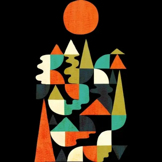 Men's Design By Humans Unfinished Landscape By radiomode Tank Top image {1}