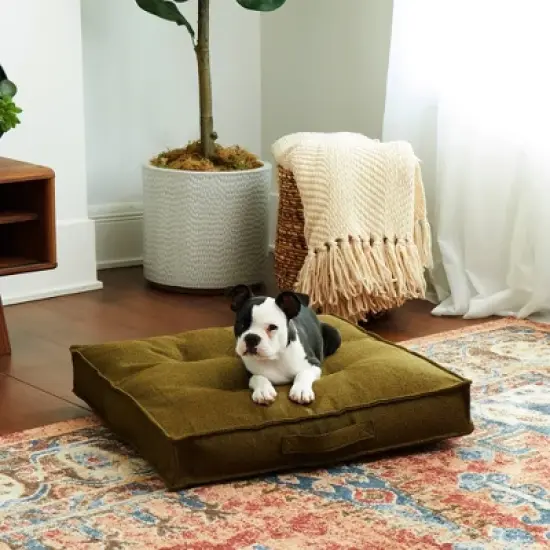 Kensington Garden Milo Square Tufted Reversible Dog Bed image {3}