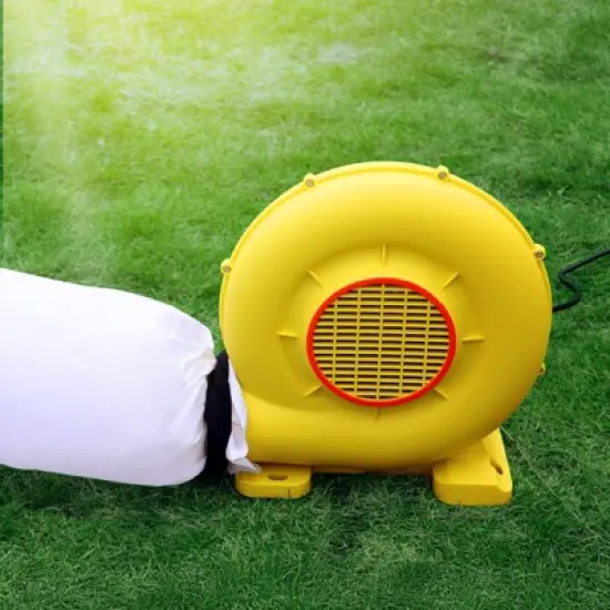 VEVOR Inflatable Blower, 680&750W, 1.0HP Bounce House Blower, Pump Commercial Air Blower for Inflatables, Yellow image {1}