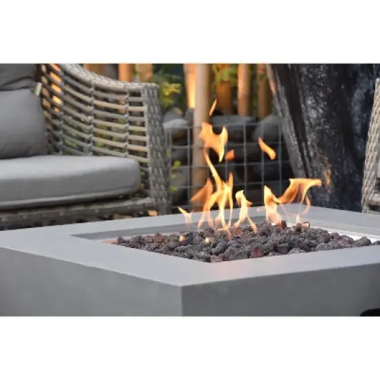 Westport 34" Natural Gas Fire Pit Outdoor Backyard Patio Heater - Elementi image {2}