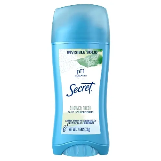 Secret Invisible Solid Antiperspirant & Deodorant - Shower Fresh - 2.6oz image {9}