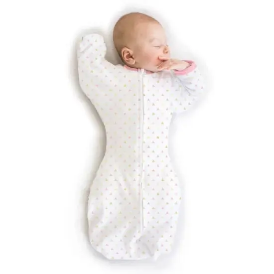 SwaddleDesigns Transitional Swaddle Sack Wearable Blanket - Tiny Triangles image {7}