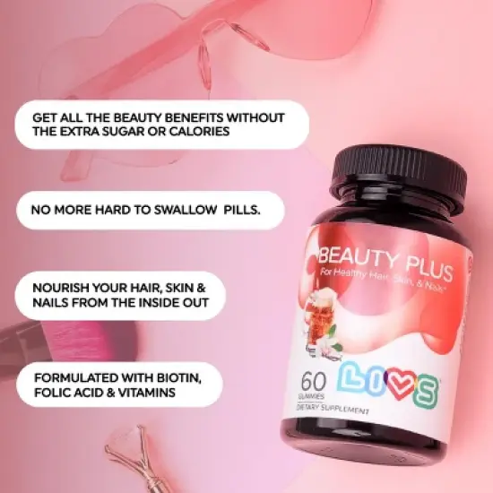 LIVS Gummies Beauty Plus (hair, skin, & nails) image {3}