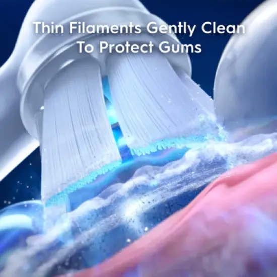 Oral-B iO Gentle Care Electric Toothbrush Replacements Brush Heads - White - 2ct image {4}