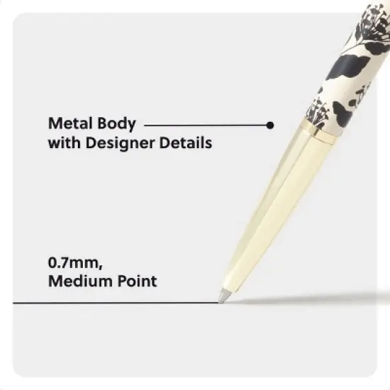 U Brands 2ct Avalon Gel Pens Refined Roots image {3}