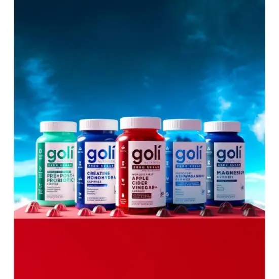 Goli Nutrition Pre Post Probiotics Sugar Free Vegan Dietary Supplement Gummies - 60ct image {3}