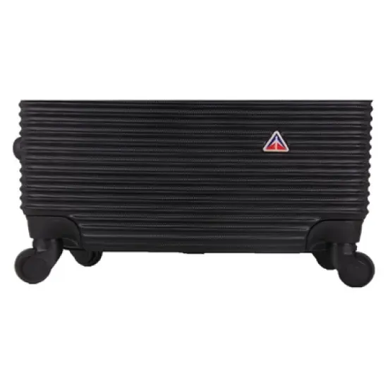 InUSA Royal 3pc Lightweight Hardside Checked Spinner Luggage Set image {4}