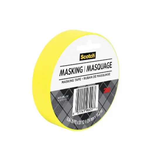 Scotch Expressions .94" x 20yd Masking Tape - Yellow image {1}