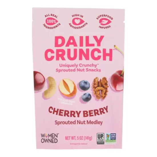 Daily Crunch Cherry Berry Nut Medley - Case of 6/4 oz image {1}