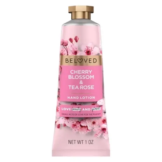 Beloved Cherry Blossom & Tea Rose Hand Lotion, Travel Size - 1oz image {11}
