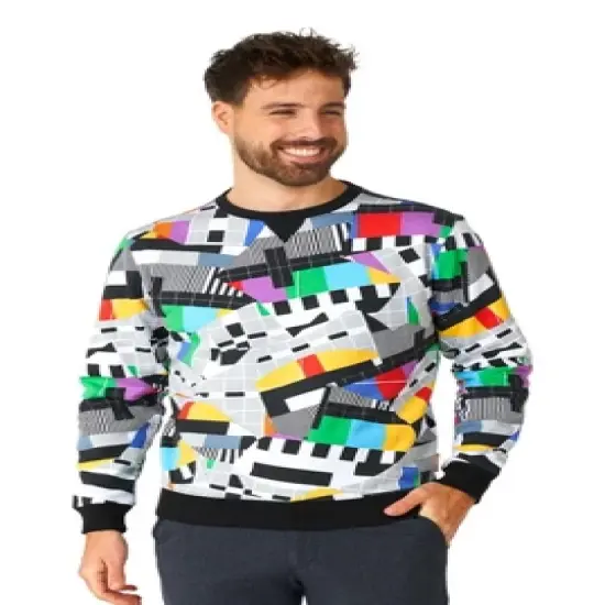 OppoSuits Men's Sweater - Testival - Multicolor image {5}