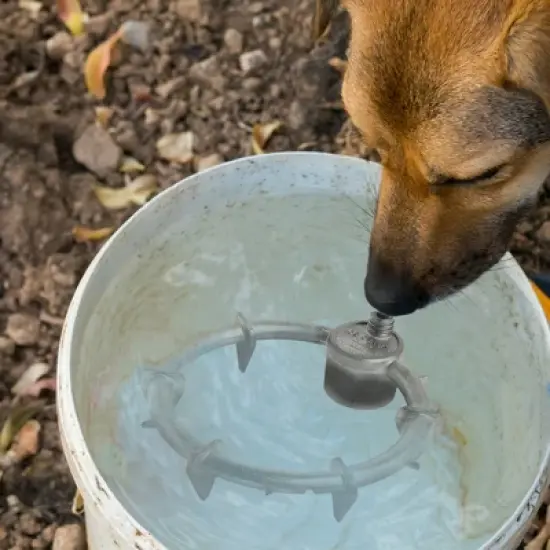 Farm Innovators Ice Chaser Cast Aluminum Submergible Tank De-Icer w/Heavy Duty and Anti Chew Cord Protector Patio, Lawn, and Garden, 3 Pack, Silver image {5}