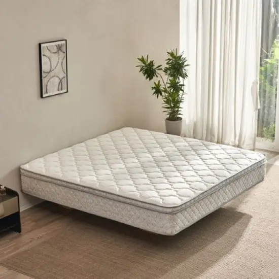 Dolonm Twin Size Mattress,12" Hybrid Twin Mattress,in a Box Hybrid Spring , Medium Firm image {3}