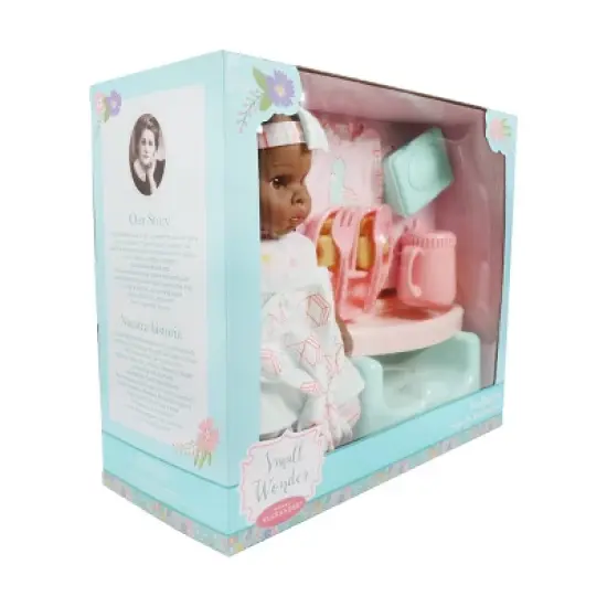 Madame Alexander Small Wonder 14" Baby Doll Feeding Set - Brown Eyes image {4}