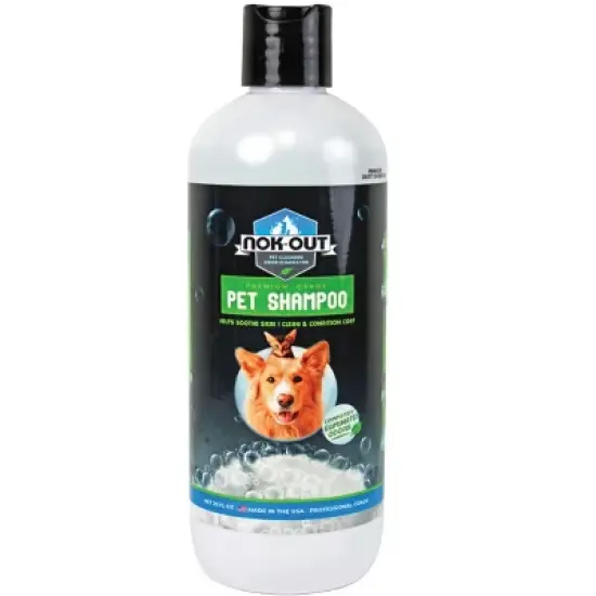 Nok-Out Premium Grade Pet Shampoo for Dogs and Cats, Veterinary Strength and Odor Eliminator Formula, 20 Ounces image {3}