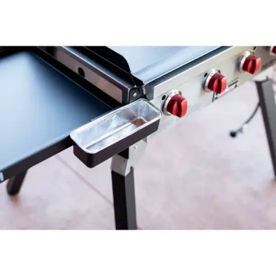 Camp Chef Portable 4 burner Flat Top Gas Grill FTG600P image {10}