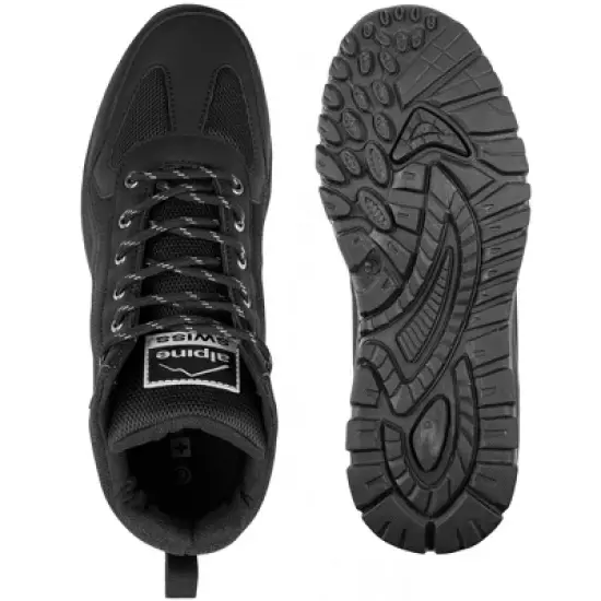 Alpine Swiss Brent Mens Hiking Boots Comfortable Mid Ankle Outdoor Walking Shoes image {4}