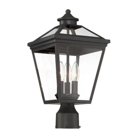 Savoy House Ellijay 3 - Light Post Light in  Black image {4}