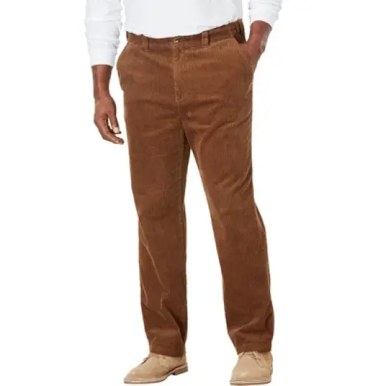 KingSize Men's Big & Tall Six-Wale Corduroy Plain Front Pants image {4}