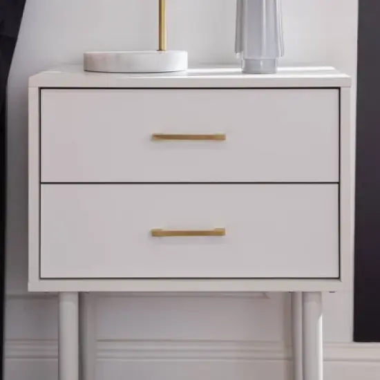 Ora Mid-Century Modern 2 Drawer Nightstand - Saracina Home image {11}