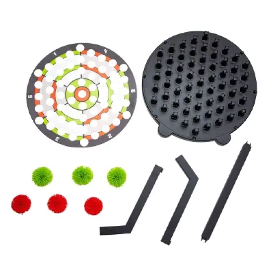 Koosh Dartboard Toy Multi - Sports Sets - 7pc: Interactive Indoor Game for Kids, Age 5+ image {1}