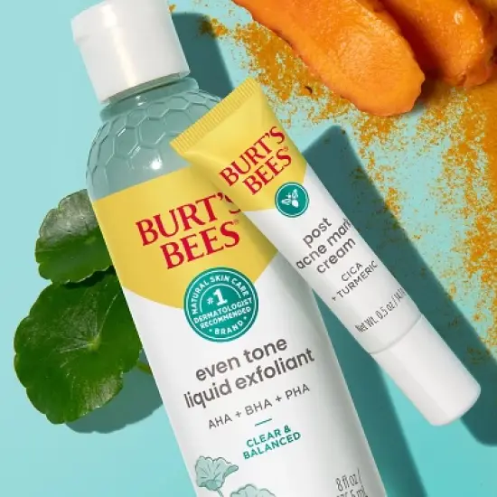 Burt&rsquo;s Bees Clear and Balanced Even Tone Liquid Face Exfoliator - 8 fl oz image {4}