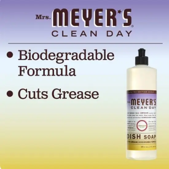 Mrs. Meyer's Clean Day Compassion Flower Dish Soap image {4}