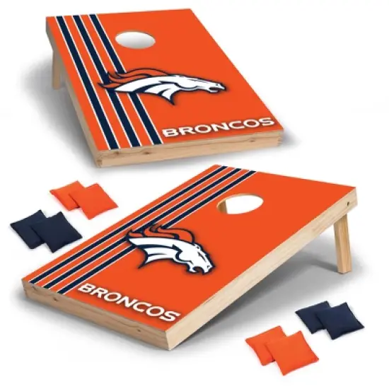 NFL Denver Broncos 2'x3' Wood Cornhole Set image {6}