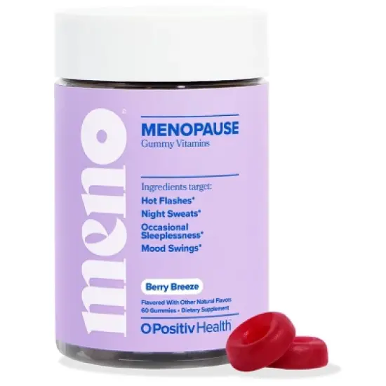 O Positiv MENO Menopause Gummy Vitamins for Women with Black Cohosh & Ashwagandha - 60ct image {7}