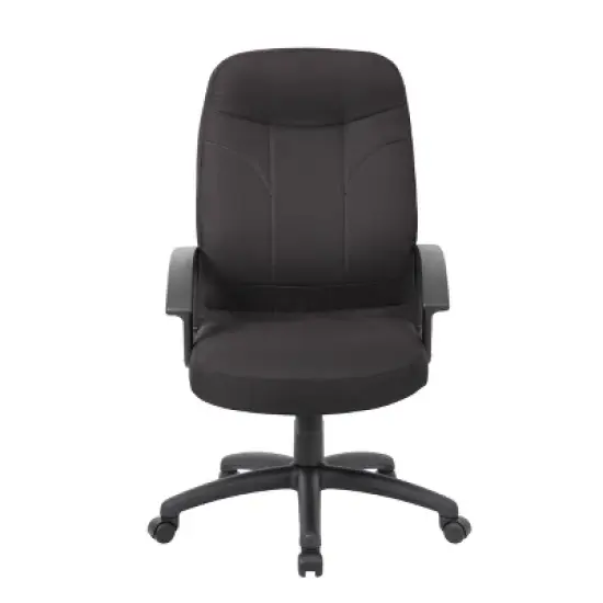 Mid Back Fabric Managers Chair Black - Boss Office Products image {3}