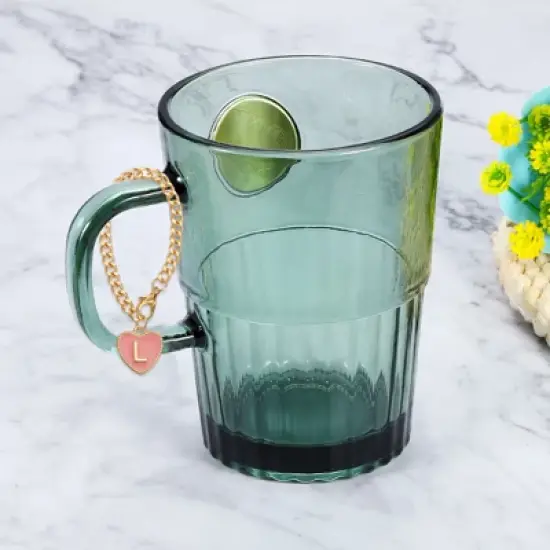 Unique Bargains Letter Heart Shape Identification Accessories Pink & White 2 Pcs image {5}