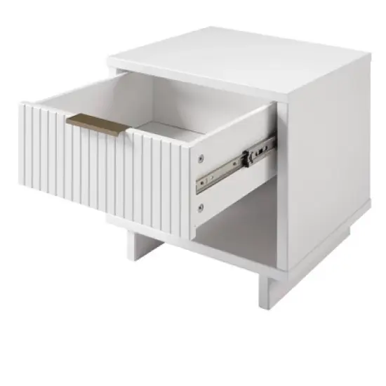 Granville Modern 1 Drawer Nightstand - Manhattan Comfort image {2}