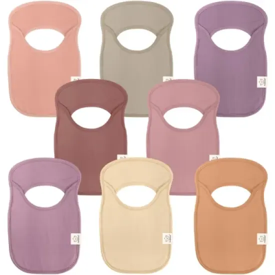 KeaBabies 8-Pack Hallo Baby Drool Bibs , Baby Bibs for Boys, Girls, Pull-on Bibs for Baby Boy, Baby Girl, Baby Bib Unisex image {11}