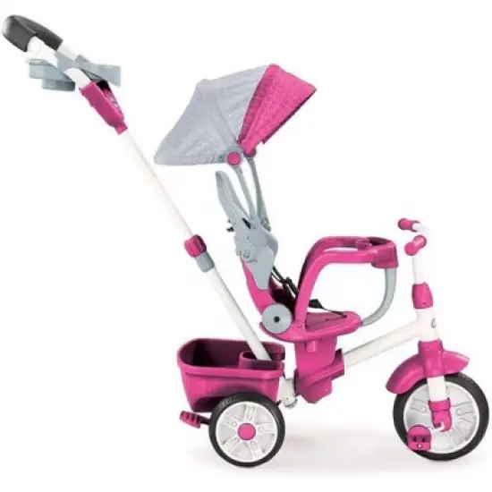 Little Tikes 4-in-1 Kids' Trike Stroller Bike - Pink image {3}