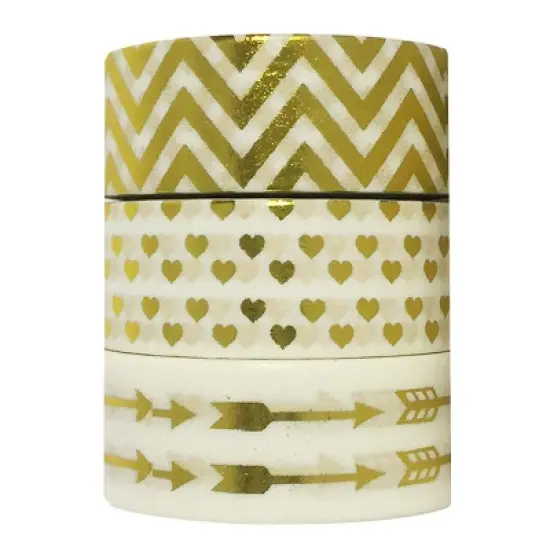 Wrapables Washi Masking Tape (Set of 3) image {1}