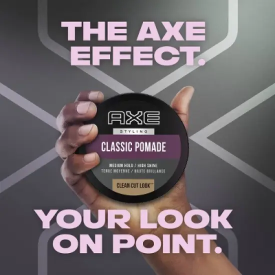 Axe Signature Clean Cut Look Hair Classic Pomade - Travel Size - 2.64oz image {2}