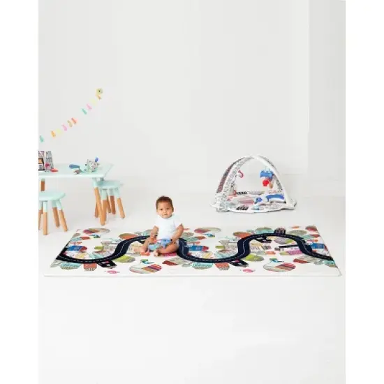 Skip Hop Double Play Reversible Playmat - Vibrant Village image {8}