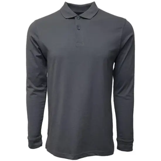 Marquis Men's Long Sleeve Slim Fit Polo Jersey image {13}