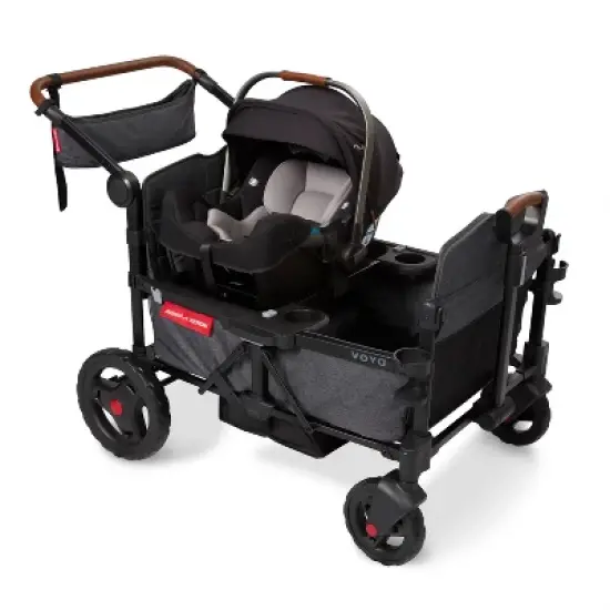 Radio Flyer Voya Stroller Car Seat Adapter Nuna Cybex Britax - Black image {6}